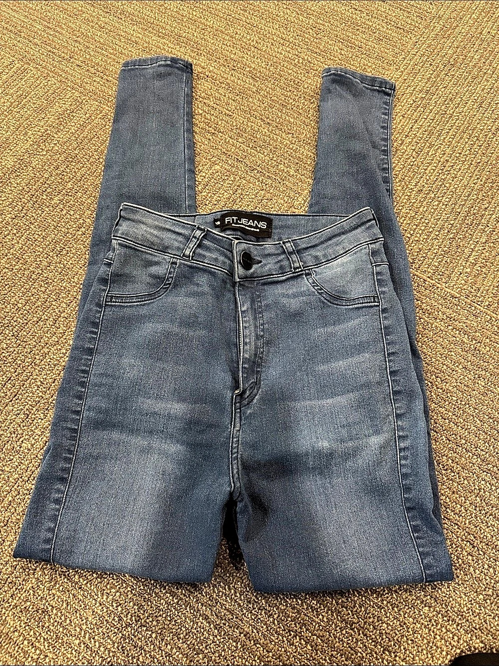 FIT JEANS Skinny Jeans in Blue Size XS